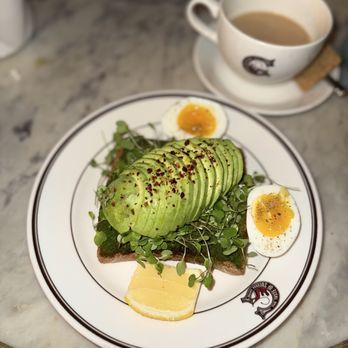 Conwell Hall - Avo Toast with jammy egg - Cafes Near Me - New York, New York