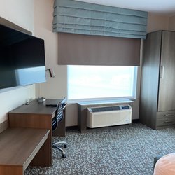 Cedar Lakes Casino Hotel and Event Center - Bedroom in King Suite, very spacious, beautiful views, large tv.