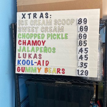 Fruteria Katemako - Not bad add on prices - Shaved Ice Near Me - San Antonio, Texas