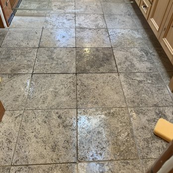 The Grout Wizard - Travertine BEFORE pic - Grout Services Near Me The Grout Wizard - Travertine BEFORE pic - Grout Services Near Me