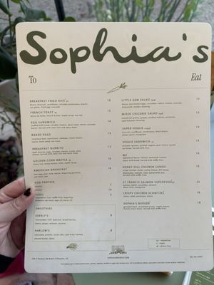 Menu photo 3 Sophia's A Brunch Counter Phoenix, AZ Menu photo 3 Sophia's A Brunch Counter Phoenix, AZ