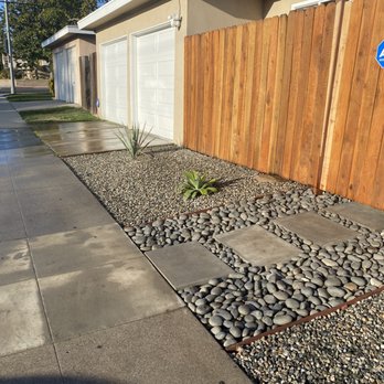 Amado Landscaping - Wanted something minimal due to high foot traffic - Landscaping Near Me - Hawthorne, California
