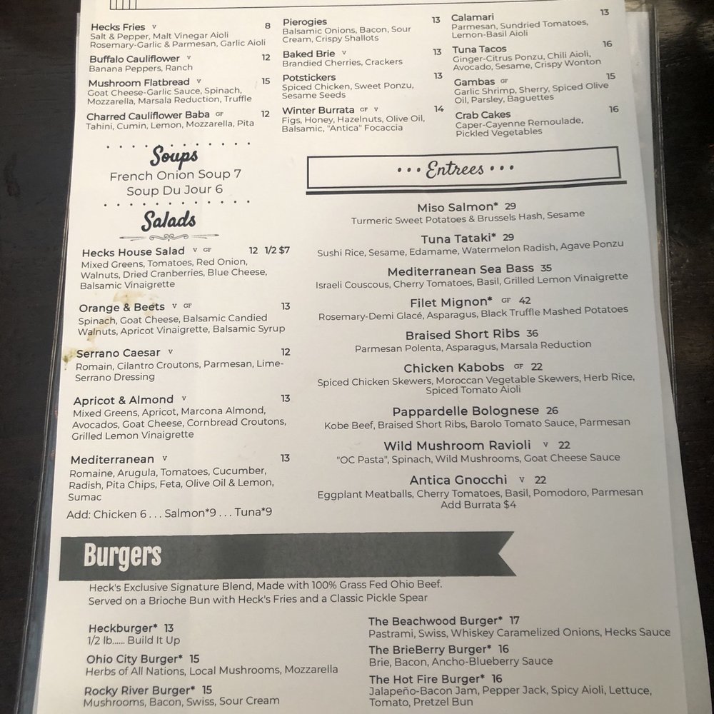 Hecks - Menu - Breakfast & Brunch Near Me - Cleveland, Ohio