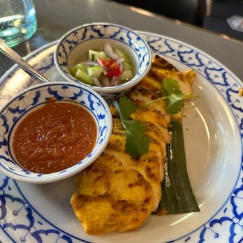 Pineapple Thai - chicken satay - Thai Near Me - Cupertino, California Pineapple Thai - chicken satay - Thai Near Me - Cupertino, California