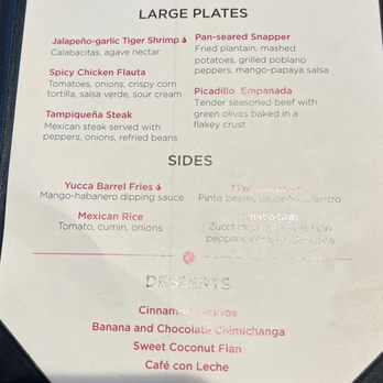 Sabor - Large Plates menu - Mexican Near Me - Galveston, Texas Sabor - Large Plates menu - Mexican Near Me - Galveston, Texas