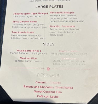 Menu photo 2 Sabor Galveston, TX Menu photo 2 Sabor Galveston, TX