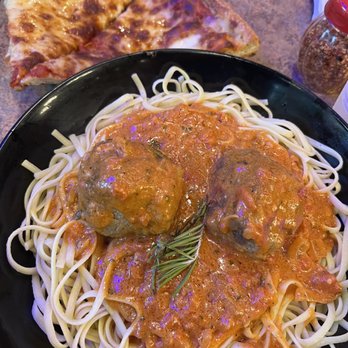 Yorkside Pizza and Restaurant - Pasta with Vodka Sauce and Meatballs Cheese Pizza Slices - Pizza Near Me - New Haven, Connecticut Yorkside Pizza and Restaurant - Pasta with Vodka Sauce and Meatballs Cheese Pizza Slices - Pizza Near Me - New Haven, Connecticut