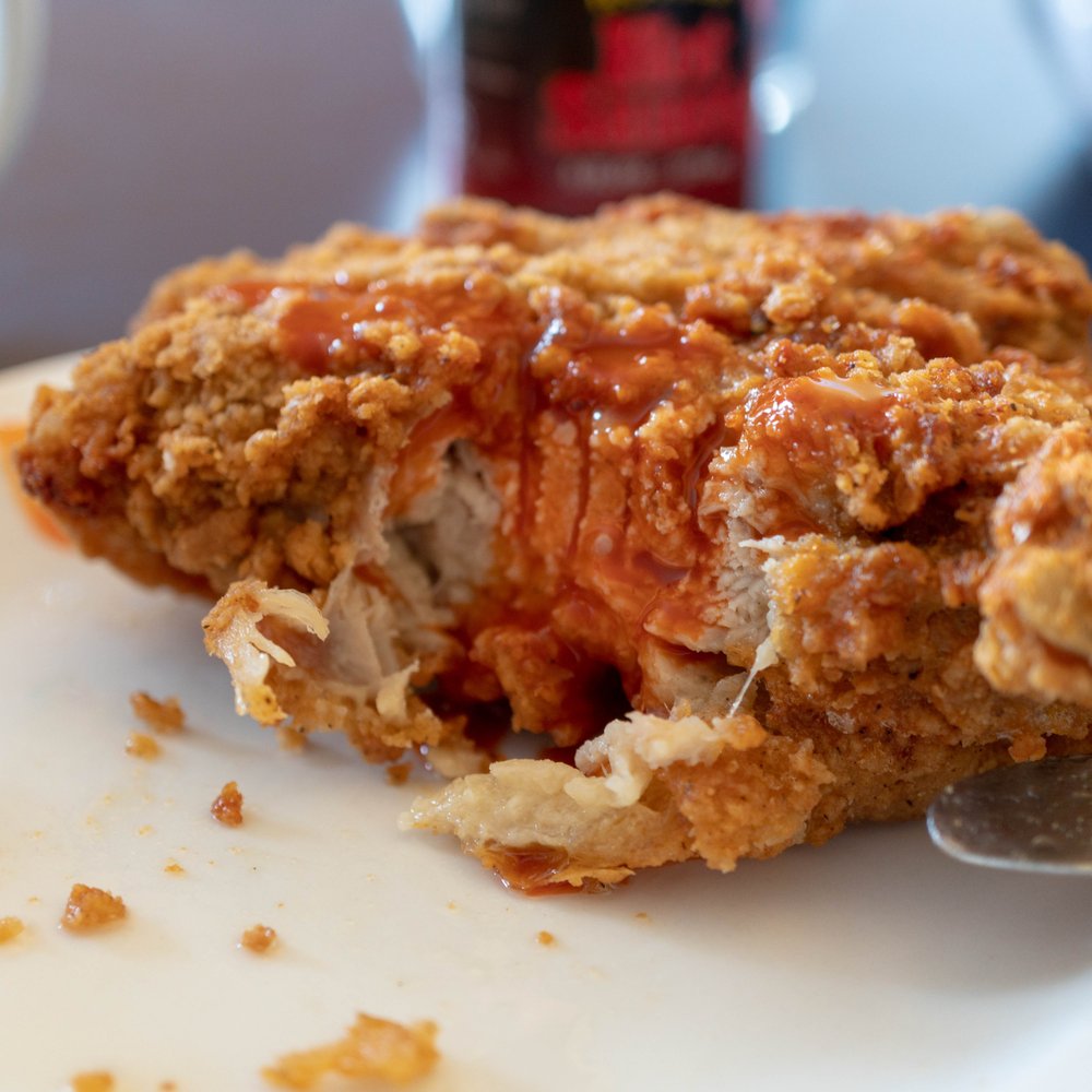 Biscuits - Fried chicken with hot sauce, absolutely fantastic, highly recommend - Breakfast & Brunch Near Me - Oak Bluffs, Massachusetts Biscuits - Fried chicken with hot sauce, absolutely fantastic, highly recommend - Breakfast & Brunch Near Me - Oak Bluffs, Massachusetts