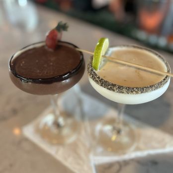The Chocolate Martini Bar - Chocolate strawberry martini and Key Lime Martini - Cocktail Bars Near Me - Pooler, Georgia
