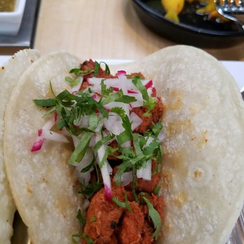 Mesa Mercado - Taco close up. Cilantro radish and onion toppings - Mexican Near Me - Carmichael, California Mesa Mercado - Taco close up. Cilantro radish and onion toppings - Mexican Near Me - Carmichael, California