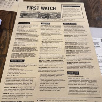 First Watch - Menu - Breakfast & Brunch Near Me - Chantilly, Virginia