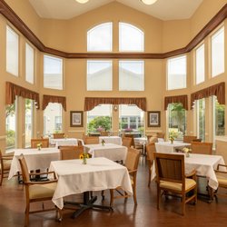 Middlefield Oaks Assisted Living and Memory Care - Our large dining room where we serve three delicious meals each day