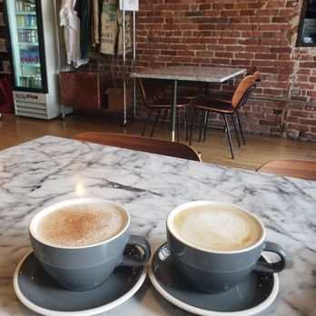 Recreational Coffee - Chai Latte & Honey vanilla blueberry lavender latte (perfect mix and sweetness) - Coffee & Tea Near Me - Long Beach, California