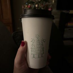 16oz zebra peppermint mocha