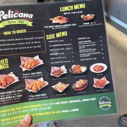 Pelicana Chicken - Menu