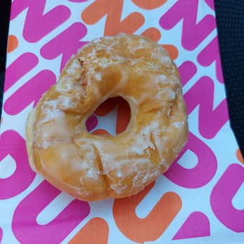 Dunkin' - a glazed donut on a bag - Donuts Near Me - Mechanicville, New York Dunkin' - a glazed donut on a bag - Donuts Near Me - Mechanicville, New York