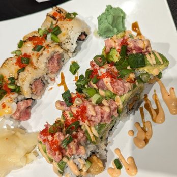 Fusion Tea Lounge - Sailor and dragon on fire roll! - Bubble Tea Near Me - Tempe, Arizona
