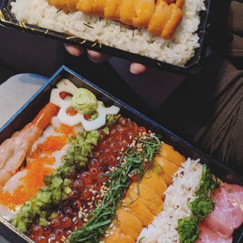 Kiraku - Kaizen Bento and Uni over Sushi Rice - Tapas/Small Plates Near Me - Berkeley, California Kiraku - Kaizen Bento and Uni over Sushi Rice - Tapas/Small Plates Near Me - Berkeley, California