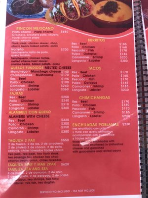 Menu photo 3 Big Lobster Playa del Carmen, ROO
