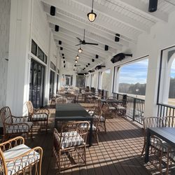 Edgewater Golf Club - The Terrace & deck adjacent to the Brickwood Restaurant and Bar