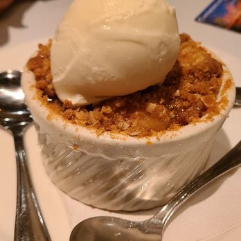 Old Ebbitt Grill - Apple crumble with vanilla ice cream. - Bars Near Me - Washington, DC, District of Columbia