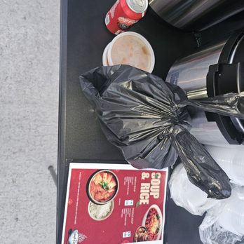 Soup & Rice - My order. - Food Stands Near Me - Long Beach, California