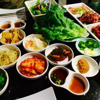 Gogi Time - Banchan + lettuce for wrapping - Korean Near Me - Oakland, California