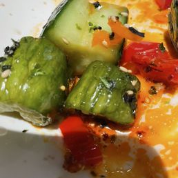 Chili Garlic Cucumbers