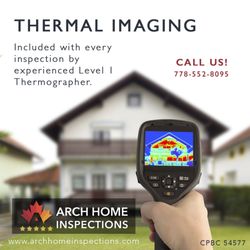Arch Home Inspections - Infrared Included with all inspections