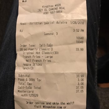 Wingstop - Chicken Wings Near Me - Santa Clara, California Wingstop - Chicken Wings Near Me - Santa Clara, California