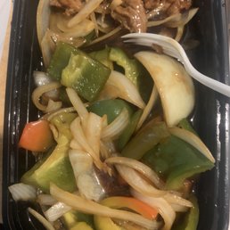 Lg pepper steak & onion for $11. Mostly onion