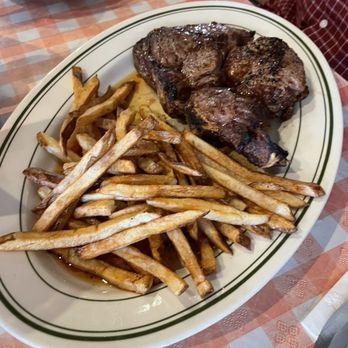 Doe's Eat Place - a plate of steak and french fries - Steakhouses Near Me - Baton Rouge, Louisiana