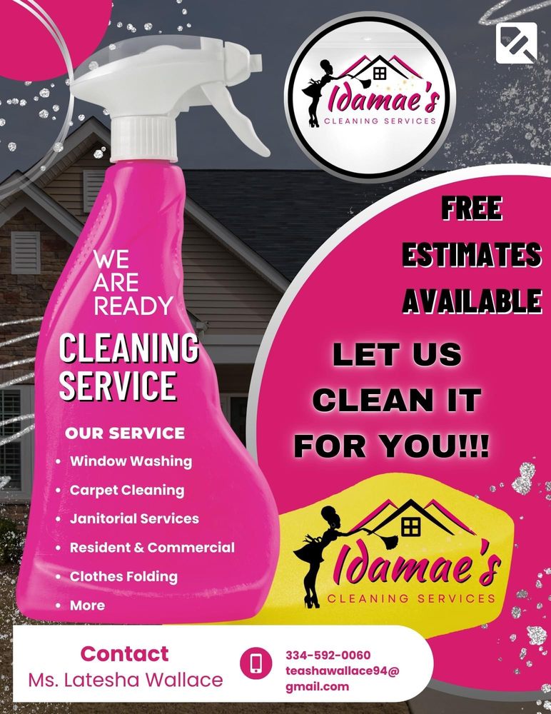 IDAMAE’S PROFESSIONAL CLEANING SERVICE Phenix City, Alabama Home