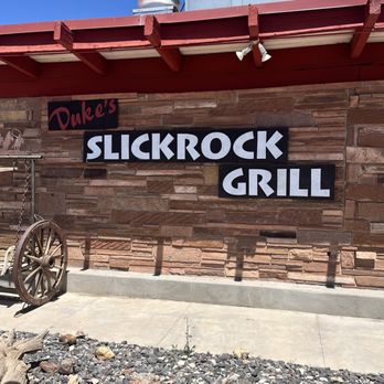 Duke's Slickrock Grill - Front sign - American Near Me - Hanksville, Utah Duke's Slickrock Grill - Front sign - American Near Me - Hanksville, Utah