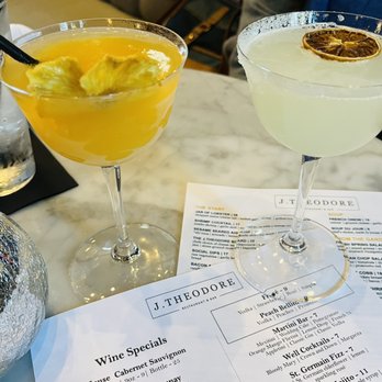 J Theodore - Lemon Drop ok and Bellini yummy - New American Near Me - Frisco, Texas