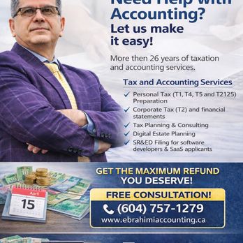 Ebrahimi Accounting - Tax Services Near Me - Vancouver, British Columbia Ebrahimi Accounting - Tax Services Near Me - Vancouver, British Columbia