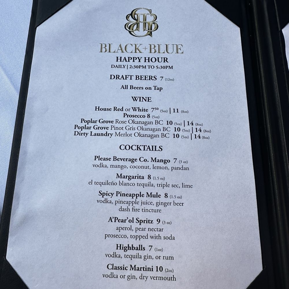 Happy Hour Menu Happy Hour Menu