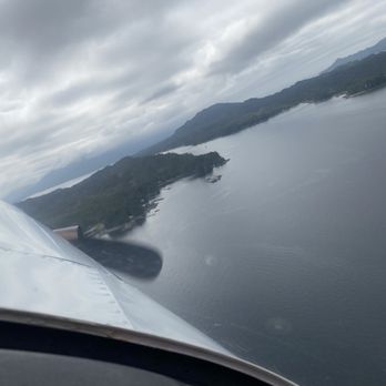 Taquan Air - The view from the co-pilot seat - Aerial Tours Near Me - Ketchikan, Alaska Taquan Air - The view from the co-pilot seat - Aerial Tours Near Me - Ketchikan, Alaska