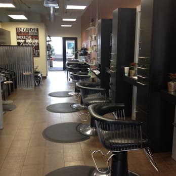 Indulge on 17th - hairstylist work area - Hair Salons Near Me - Costa Mesa, California Indulge on 17th - hairstylist work area - Hair Salons Near Me - Costa Mesa, California