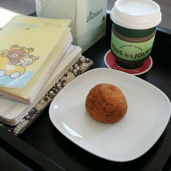 Tous Les Jours - Cappuccino to go and pumpkin donut. - Bakeries Near Me - Dublin, California Tous Les Jours - Cappuccino to go and pumpkin donut. - Bakeries Near Me - Dublin, California