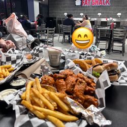 Fat Shack - Food very delicious!!! Burger and wings are on point! Must get !