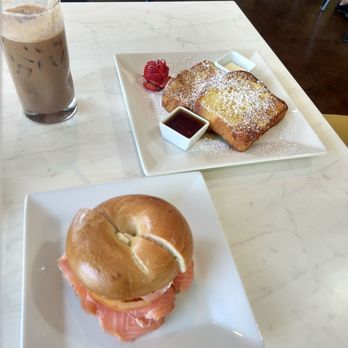Dulce Cafe - Always delish. Iced (dark) mocha, hot chai (yummy but not pictured), their french toast and the lox bagel. So good - Coffee & Tea Near Me - Durham, North Carolina Dulce Cafe - Always delish. Iced (dark) mocha, hot chai (yummy but not pictured), their french toast and the lox bagel. So good - Coffee & Tea Near Me - Durham, North Carolina