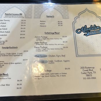 Aladdin Halal Grill - Menu 2 - Halal Near Me - Round Rock, Texas Aladdin Halal Grill - Menu 2 - Halal Near Me - Round Rock, Texas