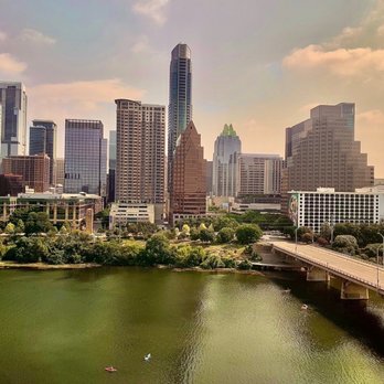 Hyatt Regency Austin - A quiet Lady Bird Lake, before the paddler's come out for the day. - Hotels Near Me - Austin, Texas