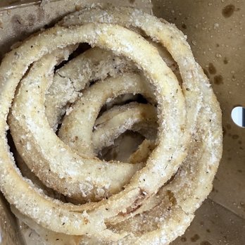 Lovebird - Cracker meal coated house made rings. Delicious - Chicken Shop Near Me - Newtown, Pennsylvania