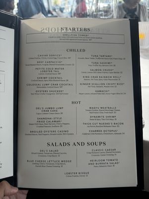 Menu photo 1 Del Frisco's Double Eagle Steakhouse Plano, TX