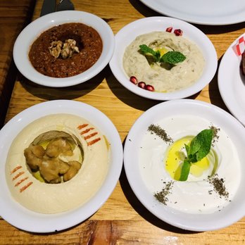 Garage Beirut - Dip Taster Plate - Lebanese Near Me - Montreal, Quebec Garage Beirut - Dip Taster Plate - Lebanese Near Me - Montreal, Quebec