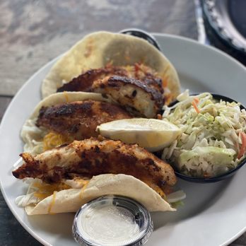Junkanoo Below Deck - Grouper tacos - American Near Me - Fort Myers Beach, Florida Junkanoo Below Deck - Grouper tacos - American Near Me - Fort Myers Beach, Florida