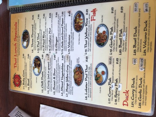Menu photo 2 Thai Thai Cocoa Village Cocoa, FL