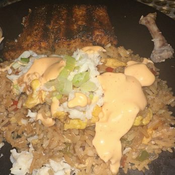 The Vault - Salmon and crab fried rice - Breakfast & Brunch Near Me - Atlanta, Georgia